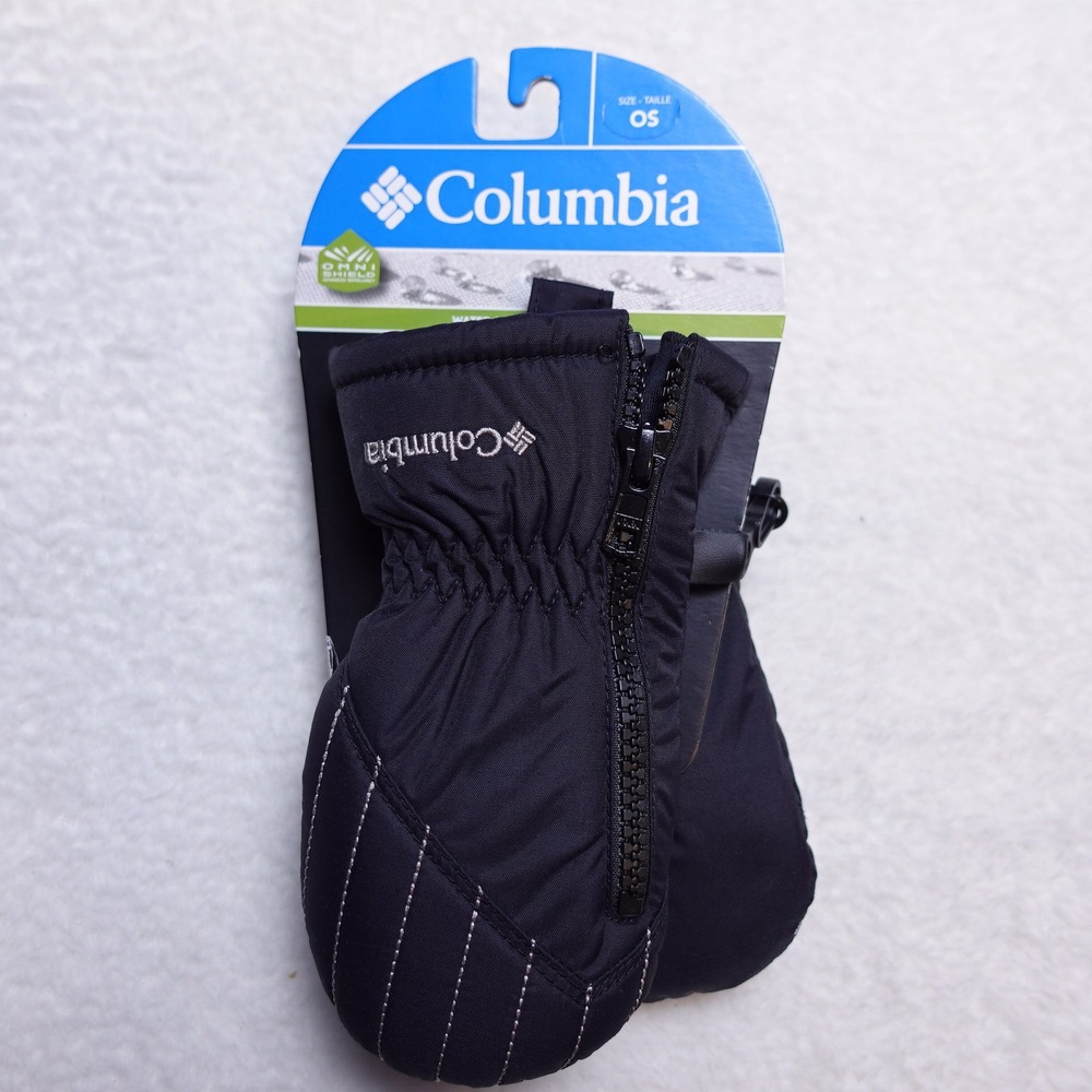 Columbia Chippewa III Mitten Youth O/S Black Omni-Shield Side Zip CY3009-010